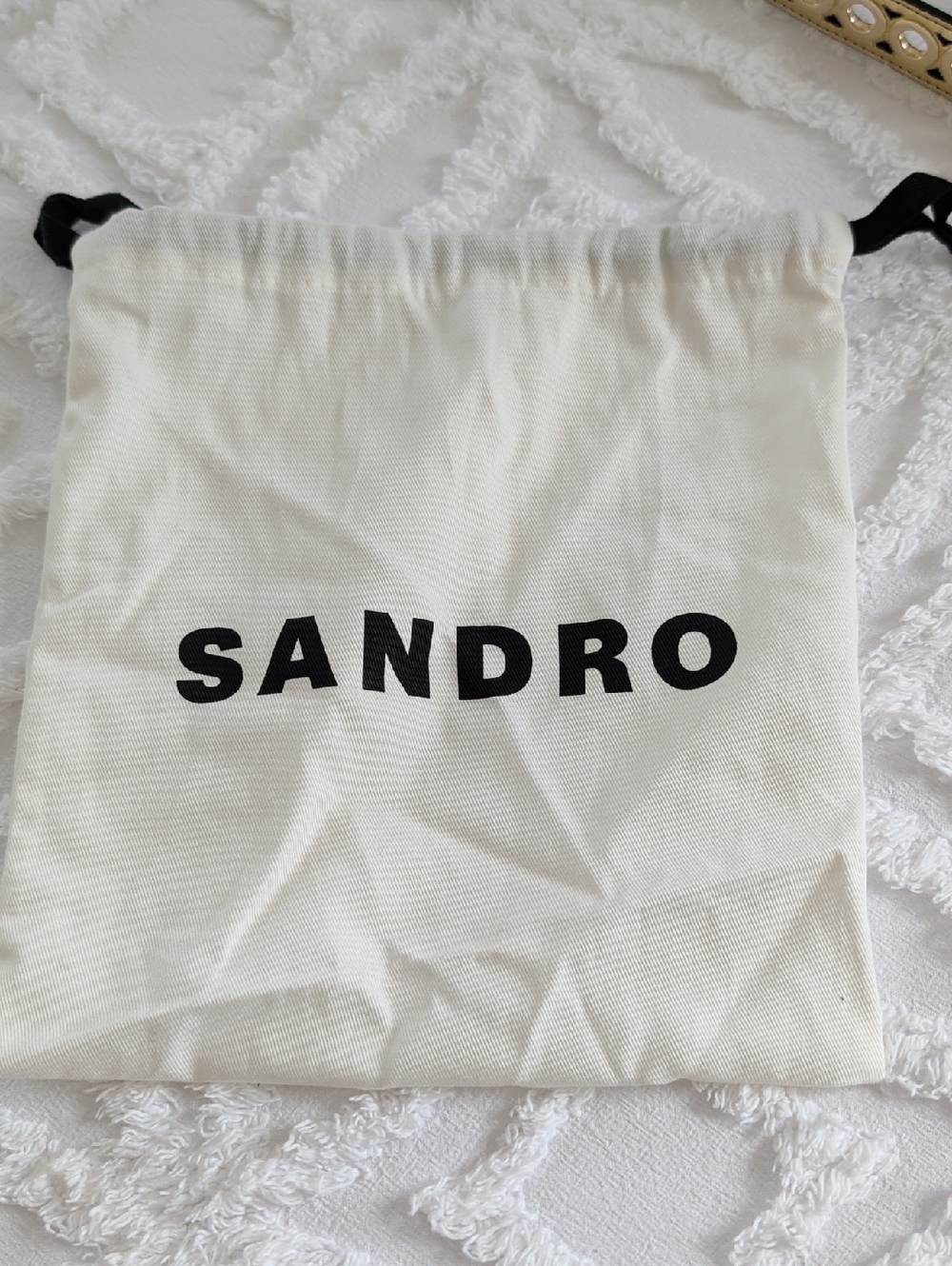 Sandro Women's Adelia Leather Grommet Belt - Picture 7 of 7